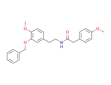 (4-methoxy-phenyl)-acetic acid-(3-benzyloxy-4-methoxy-phenethylamide)