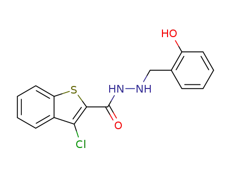 3-Chloro-benzo[b]thiophene-2-carboxylic acid N'-(2-hydroxy-benzyl)-hydrazide