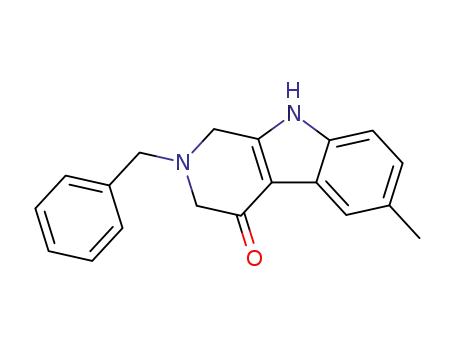 4H-Pyrido[3,4-b]indol-4-one,
1,2,3,9-tetrahydro-6-methyl-2-(phenylmethyl)-