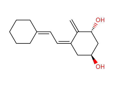 (+/-)-(Z)-2-(3β,5α-dihydroxy-2-methylene-cyclohexylidene)ethylidenecyclohexane