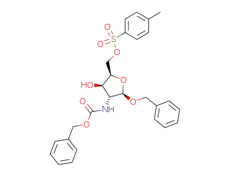 benzyl 2-(benzyloxycarbonylamino)-2-deoxy-5-O-tosyl-β-D-xylofuranoside