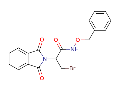 Molecular Structure of 115933-61-4 (2H-Isoindole-2-acetamide,
a-(bromomethyl)-1,3-dihydro-1,3-dioxo-N-(phenylmethoxy)-)