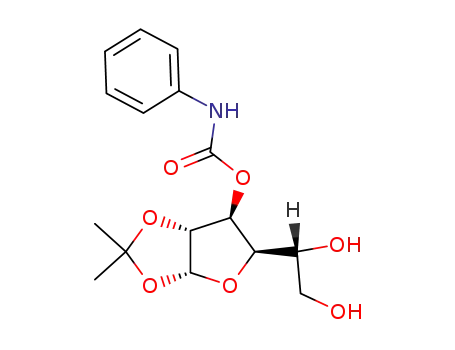 1,2-O-isopropylidene-3-O-phenylcarbamoyl-α-D-glucofuranose
