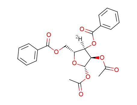 1,2-di-O-acetyl-3,5-di-O-benzoyl-β-D-ribose-3-d