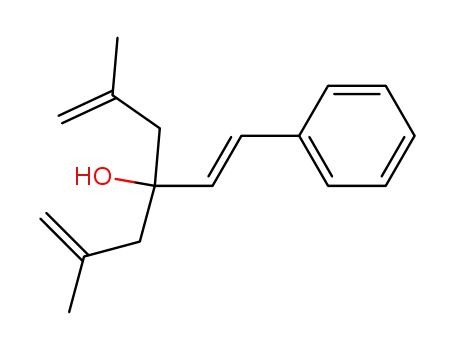 1,6-Heptadien-4-ol, 2,6-dimethyl-4-(2-phenylethenyl)-