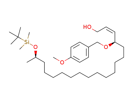 (4R,18R,Z)-18-(tert-butyldimethylsilyloxy)-4-(4-methoxybenzyloxy)nonadec-2-en-1-ol
