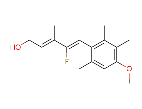 2,4-Pentadien-1-ol,
4-fluoro-5-(4-methoxy-2,3,6-trimethylphenyl)-3-methyl-, (Z,E)-