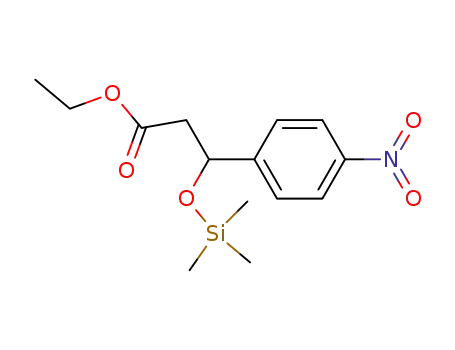 ethyl 3-(4-nitrophenyl)-3-trimethylsiloxypropanoate