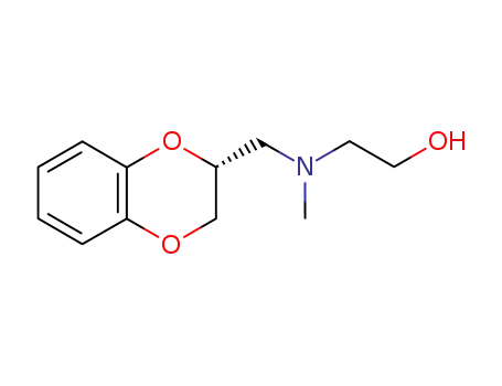 (2R)-2-<N-Methyl-N-<(2,3-dihydro-1,4-benzodioxin-2-yl)methyl>amino>ethanol