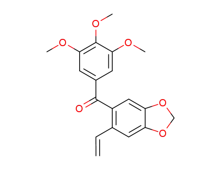 (3,4,5-trimethoxyphenyl)(6-vinylbenzo[d][1,3]dioxol-5-yl)methanone