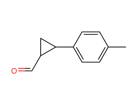 Molecular Structure of 153198-69-7 (Cyclopropanecarboxaldehyde, 2-(4-methylphenyl)-, cis- (9CI))