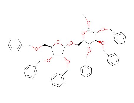 methyl 2,3,4-tri-O-benzyl-6-O-(2,3,5-tri-O-benzyl-α-D-ribofuranosyl)-α-D-glucopyranoside