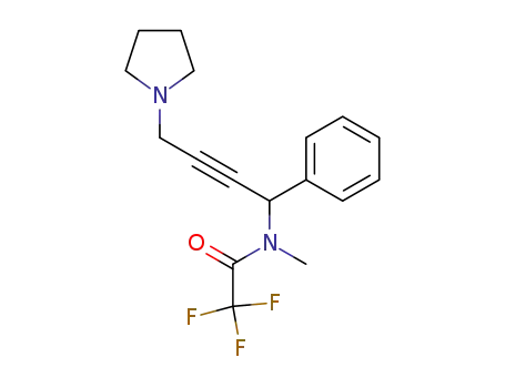 Acetamide,
2,2,2-trifluoro-N-methyl-N-[1-phenyl-4-(1-pyrrolidinyl)-2-butynyl]-