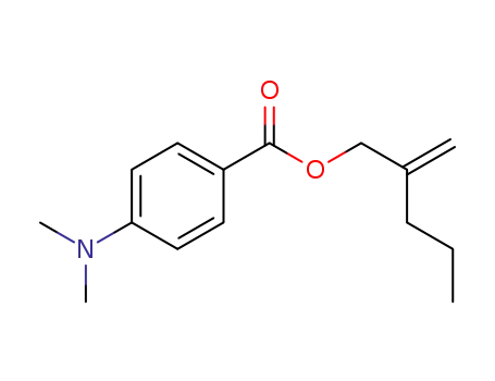 Molecular Structure of 1613059-45-2 (2-methylenepentyl 4-(dimethylamino)benzoate)