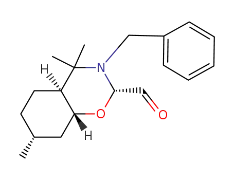<2S(2α,4aα,7α,8aβ)>-octahydro-3-(phenylmethyl)-4,4,7-trimethyl-2H-1,3-benzoxazine-2-carboxaldehyde