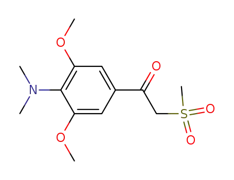 Ethanone,
1-[4-(dimethylamino)-3,5-dimethoxyphenyl]-2-(methylsulfonyl)-