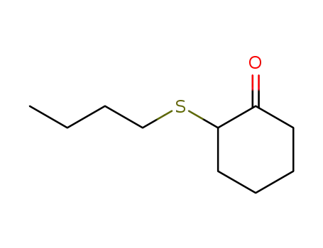 Cyclohexanone, 2-(butylthio)-