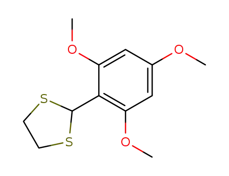 Molecular Structure of 40770-86-3 (2-(2,4,6-trimethoxyphenyl)-1,3-dithiolane)