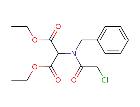 Propanedioic acid, [(chloroacetyl)(phenylmethyl)amino]-, diethyl ester