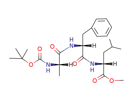D-Leucine,
N-[N-[N-[(1,1-dimethylethoxy)carbonyl]-L-alanyl]-D-phenylalanyl]-, methyl
ester