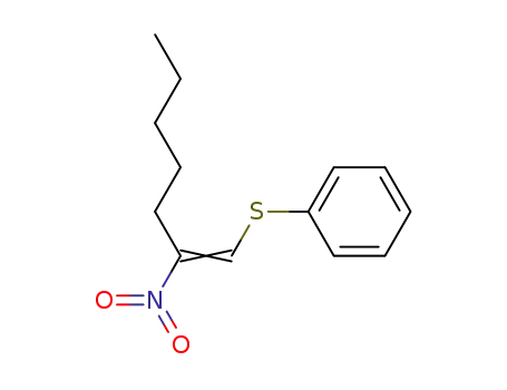 Benzene, [(2-nitro-1-heptenyl)thio]-, (E)-