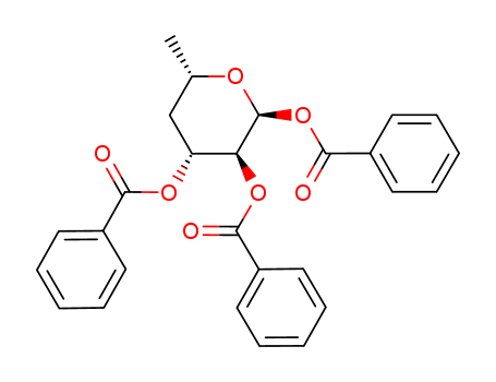 1,2,3-TRI-O-BENZOYL-4-DEOXY-A-L-FUCOPYRANOSECAS