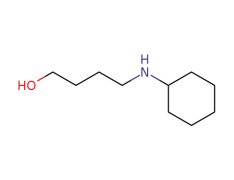 Molecular Structure of 78345-58-1 (4-CYCLOHEXYLAMINO-BUTAN-1-OL)