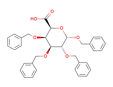 benzyl 2,3,4-tri-O-benzyl-α-D-galactopyranosiduronic acid