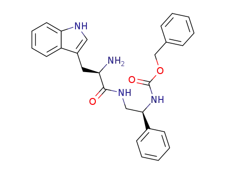 phenylmethyl <R-(R*,R*)>-<2-<<2-amino-3-(1H-indol-3-yl)-1-oxopropyl>amino>-1-phenylethyl>carbamate