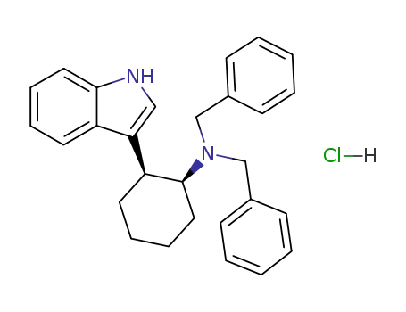 cis-3-(2-dibenzylaminocyclohexyl)indole hydrochloride