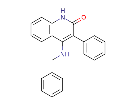 2(1H)-Quinolinone, 3-phenyl-4-[(phenylmethyl)amino]-