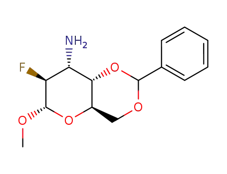 methyl-3-amino-4,6-O-benzylidene-2,3-didesoxy-2-fluoro-α-D-altropyranoside