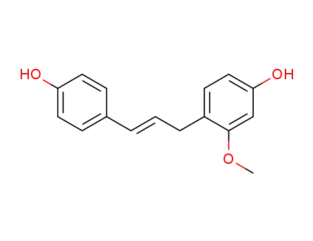 Molecular Structure of 76907-79-4 (4-[(2E)-3-(4-hydroxyphenyl)prop-2-en-1-yl]-3-methoxyphenol)