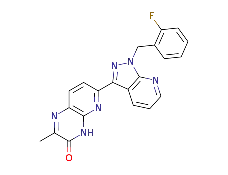6-[1-(2-fluorobenzyl)-1H-pyrazolo[3,4-b]pyridin-3-yl]-2-methylpyrido[2,3-b]pyrazin-3(4H)-one