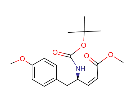(Z)-(R)-4-tert-Butoxycarbonylamino-5-(4-methoxy-phenyl)-pent-2-enoic acid methyl ester