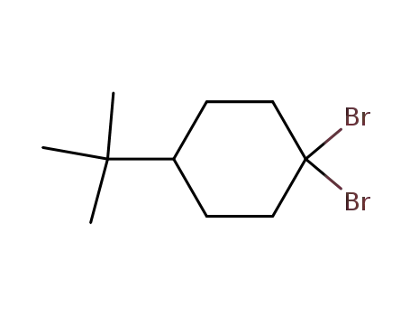 Molecular Structure of 105669-73-6 (Cyclohexane, 1,1-dibromo-4-(1,1-dimethylethyl)-)