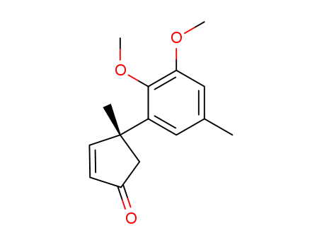 (R)-4-(2,3-dimethoxy-5-methylphenyl)-4-methylcyclopent-2-enone