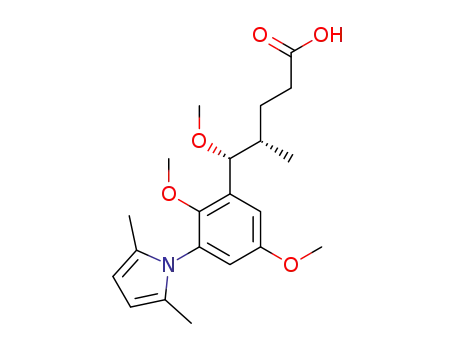 (4S,5R)-5-[3-(2,5-Dimethyl-pyrrol-1-yl)-2,5-dimethoxy-phenyl]-5-methoxy-4-methyl-pentanoic acid