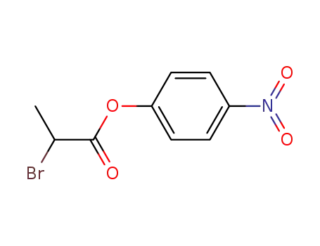 Molecular Structure of 56985-87-6 (p‐nitrophenyl 2‐bromopropionate)