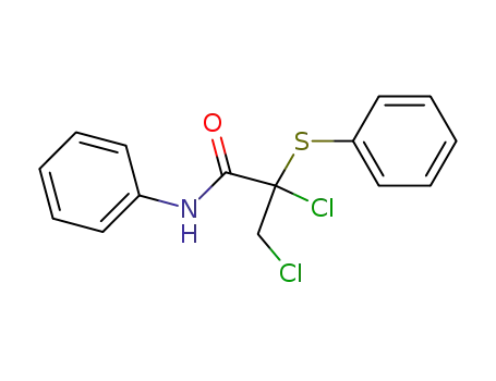 Propanamide, 2,3-dichloro-N-phenyl-2-(phenylthio)-