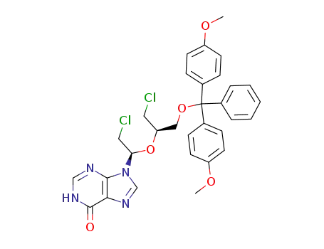 2',3'-dichloro-2',3'-dideoxy-5-O-(4,4'-dimethoxytrityl)-2',3'-secoinosine