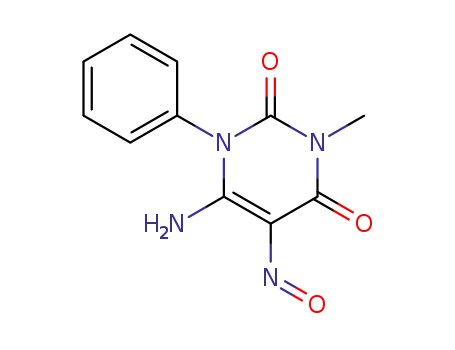 6-Amino-3-methyl-5-nitroso-1-phenylpyrimidine-2,4(1H,3H)-dione