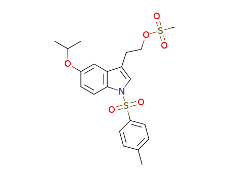 2-(5-isopropoxy-1-tosylindol-3-yl)ethyl methanesulfonate