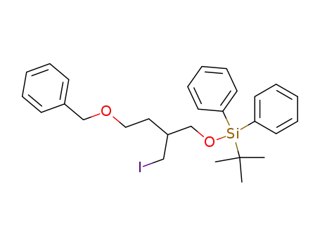 (4-Benzyloxy-2-iodomethyl-butoxy)-tert-butyl-diphenyl-silane