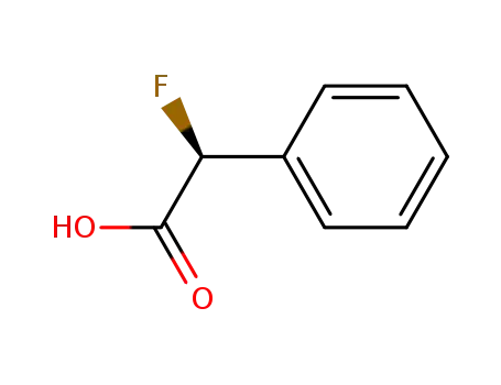 Molecular Structure of 63818-95-1 (Benzeneacetic acid, a-fluoro-, (S)-)