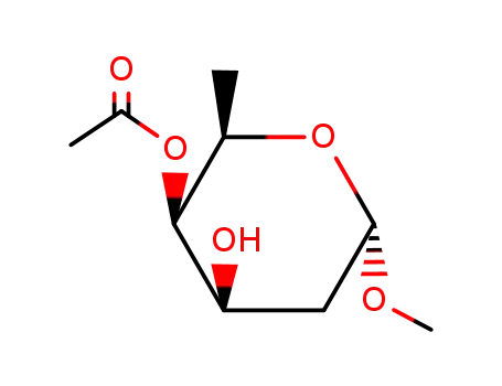 Methyl-4-O-acetyl-2,6-didesoxy-α-D-lyxo-hexopyranosid