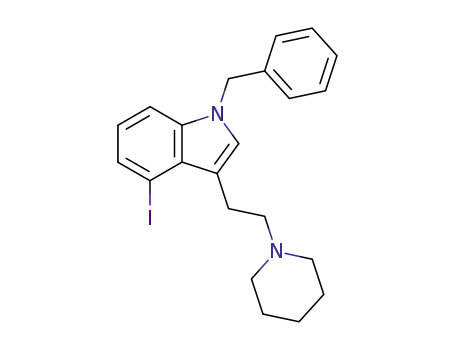 1-Benzyl-4-iodo-3-(2-piperidin-1-yl-ethyl)-1H-indole