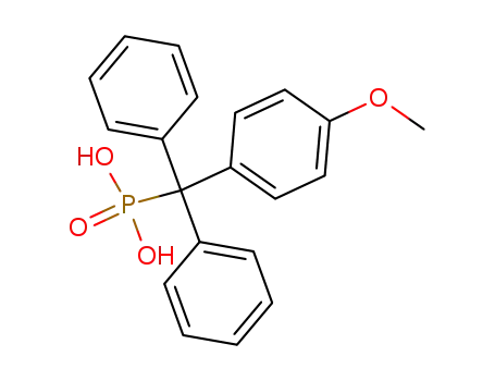 Molecular Structure of 94548-78-4 (<(4-methoxyphenyl)diphenylmethyl>phosphonic acid)