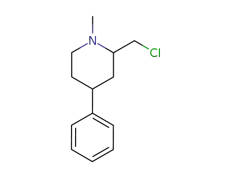 2-(Chloromethyl)-1-methyl-4-phenylpiperidine hydrochloride