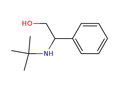 Molecular Structure of 18366-41-1 (Benzeneethanol, b-[(1,1-dimethylethyl)amino]-)